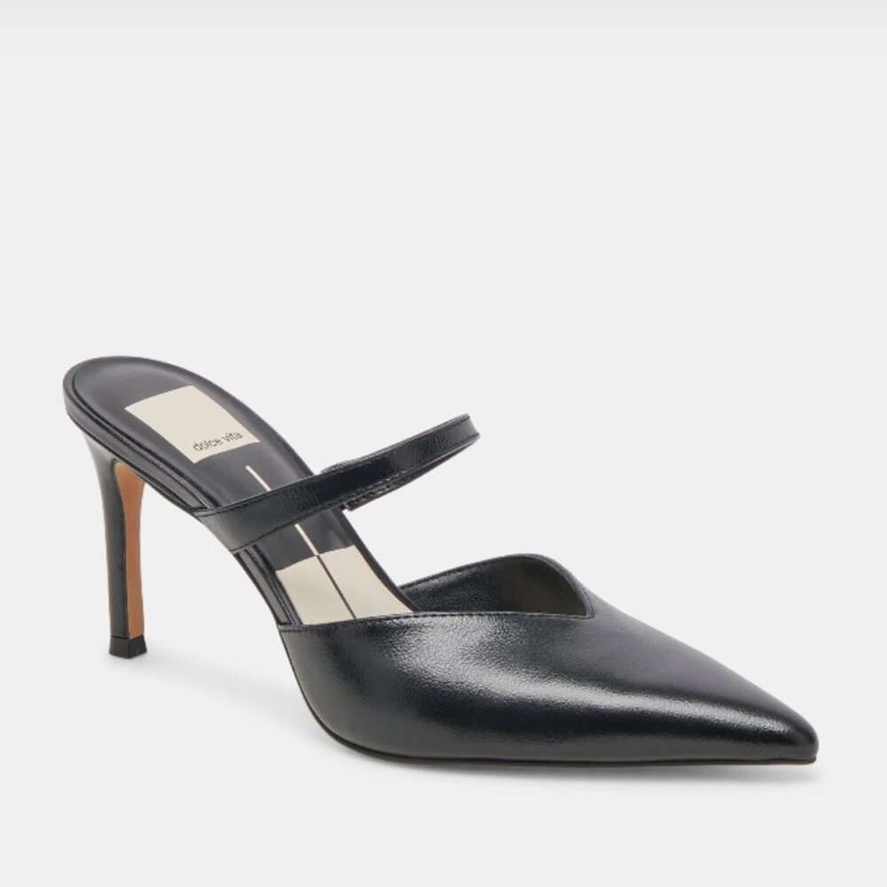 BNIB Dolce Vita Kanika Black Leather heels 6.5